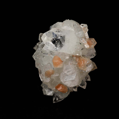 Apophyllite Sparkling with Stilbite Natural Mineral Specimen  # B 5193