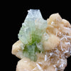 Stunning Huge Deep Green Apophyllite Flower on Snow-White Stilbite Matrix | Large Indian Zeolite Mineral Specimen DK104