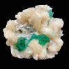Dark Deep Green Apophyllite with Stilbite Crystal Cluster | Jalgaon India Natural Mineral Specimen DK147