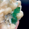 Dark Deep Green Apophyllite with Stilbite Crystal Cluster | Jalgaon India Natural Mineral Specimen DK147