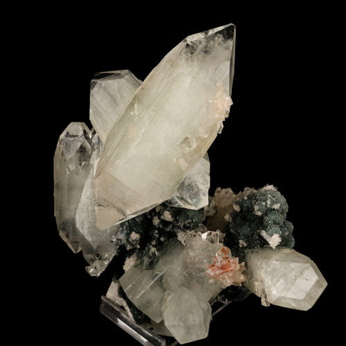 Apophyllite with Chalcedony Natural Mineral Specimen # B 6432