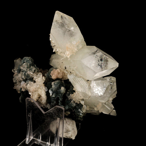 Apophyllite with Chalcedony Natural Mineral Specimen # B 6432