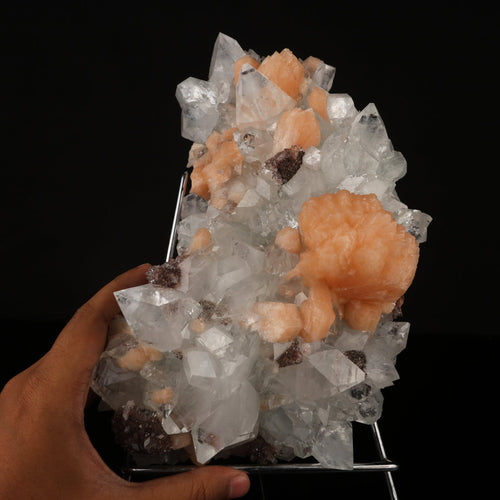 Apophyllite with Stilbite and Heulandite Natural Mineral Specimen # B 5800