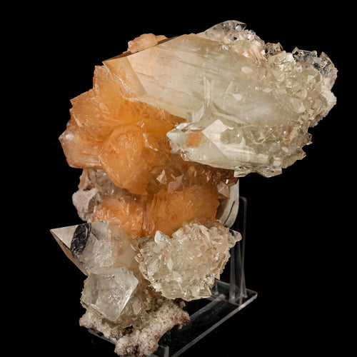 Apophyllite with Stilbite Natural Mineral Specimen # B 6427