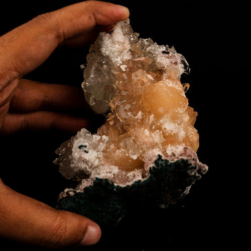 Apophyllite with Stilbite Natural Mineral Specimen # B 6427