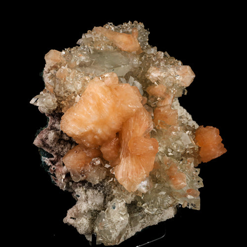 Apophyllite with Stilbite Natural Mineral Specimen # B 6465