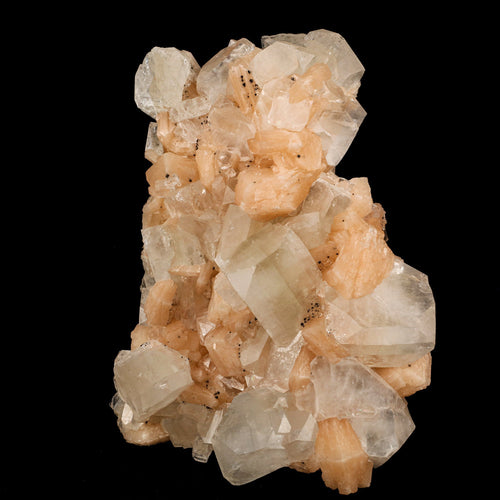 Apophyllite with Stilbite Self Standing Natural Mineral Specimen # B 5819