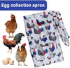 12 Pockets Egg Apron Veggie Fruits Collecting Gathering Holding for Chicken Duck Goose Eggs