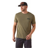 Ariat Mens Outline Shop Short Sleeve Shirt, Western Wear Tee