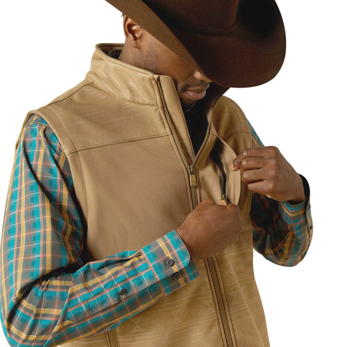 Ariat Mens Vernon Softshell Vest – Wind-Resistant Stretch Outdoor Vest