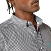 Ariat Mens Wrinkle Free Solid Classic Fit Long Sleeve Shirt