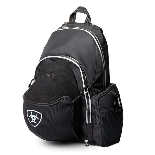 Ariat Ring Riding Backpack – Equestrian Backpack with Helmet Sling, Spur Ring & Crop Holder
