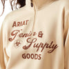 Ariat Womens Denim & Supply 1/2 Zip Sweatshirt – Midweight Fleece Casual Pullover