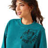 Ariat Womens Essential Sendero West is Best Graphic Sweatshirt – Cozy Western Fleece Crewneck
