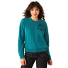 Ariat Womens Essential Sendero West is Best Graphic Sweatshirt – Cozy Western Fleece Crewneck