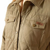 Ariat Womens Grizzly Quilted Barn Jacket – Warm Wind-Resistant Fleece-Lined Workwear Jacket
