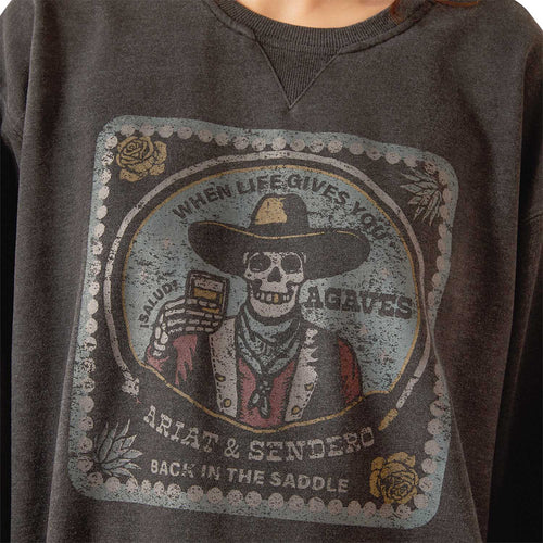 Ariat Womens Oversized Sendero When Life Gives You Agaves Graphic Sweatshirt – Limited Edition