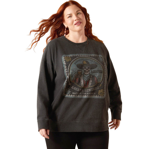 Ariat Womens Oversized Sendero When Life Gives You Agaves Graphic Sweatshirt – Limited Edition