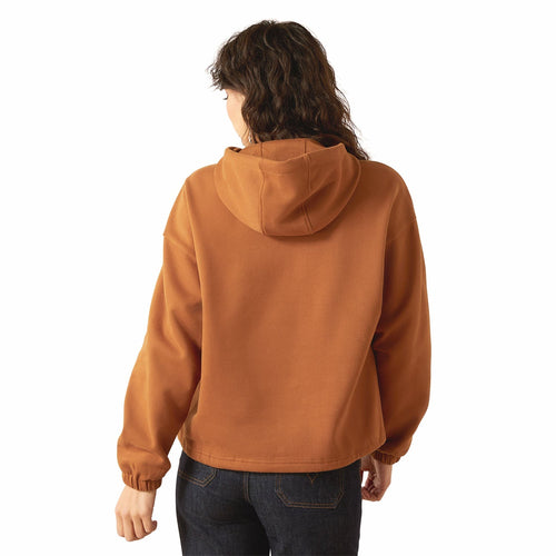 Ariat Womens Sendero Slow Horses Graphic Hoodie – Cozy Adjustable Everyday Pullover