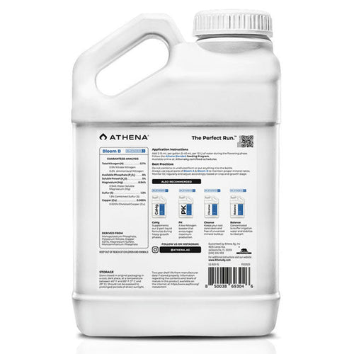 Athena® Blended, Bloom B, Flowering Nutrient (1 Gallon)