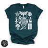 Stay Weird Tee | Alternative Graphic T-Shirt {WHITE DESIGN]