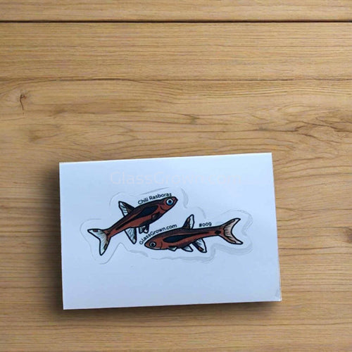 Mystery Nano Fish Stickers 5 pack