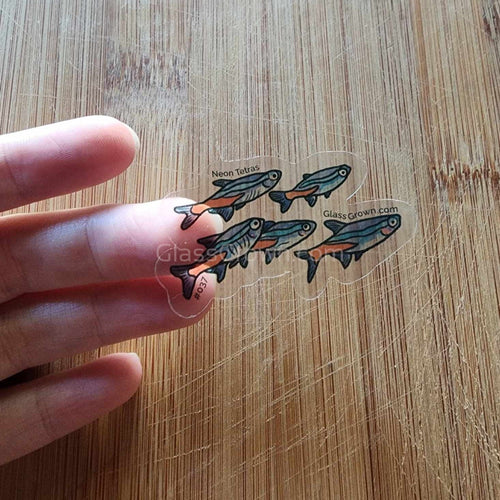 Mystery Nano Fish Stickers 5 pack