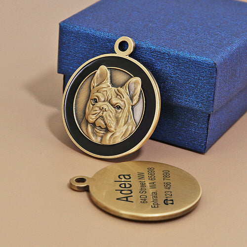 Anti-lost Card Dog Identity Tag Dog Tag Metal Lettering Cat Tag