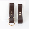Leather Metal Double Ring Rural Clothing