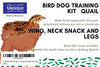 Quail Wing Dog Training Kit - Nutritious Dog Treats and Quail Wing for Effective Dog Training Sessions - Reinforce Positive Behaviors with Training Treats - Not Suitable for Small Breeds
