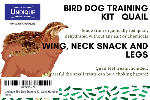 Quail Wing Dog Training Kit - Nutritious Dog Treats and Quail Wing for Effective Dog Training Sessions - Reinforce Positive Behaviors with Training Treats - Not Suitable for Small Breeds