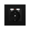 German Type Socket Wall Power Socket With Dual USB