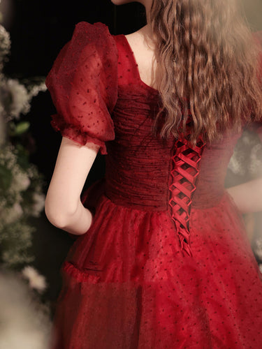 Ladies Annual Meeting Small Dress Red Bride Wedding