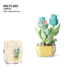 Plant Potted Eternal Flower Bundle Assembling Building Blocks