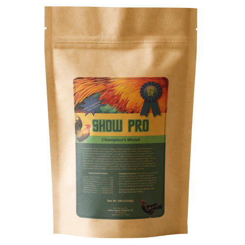 Show Pro Poultry Supplement, 10LB Bag - Boosts Health & Performance for Breeders, Exhibitors