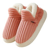 New Women Cotton Slippers  Slippers Warm Cotton Plush Shoes Fleece Fluffy
