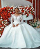 Ball Gown Wedding Dress Long Sleeves Bridal Gown