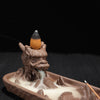New Product Purple Sand Dragon Backflow Smoke Incense Burner