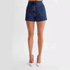 Fashion Denim Suit Summer Casual Sleeveless Button Vest Top And High Waist Shorts Set For Womens Clothing