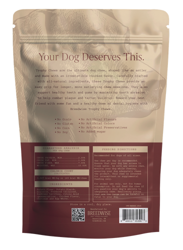 Trophy Chews™ Antler-Shaped Dental Treats