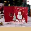 3D Three-dimensional Greeting Card Creative Christmas Eve
