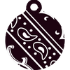 Bandana Black HD Dog ID Tag