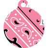 Bandana Pink HD Dog ID Tag