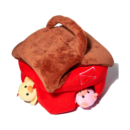 Hide and Seek Barnyard Dog Toy - Glow Pups