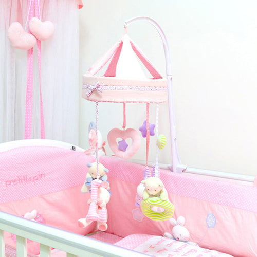 Baby Music Rotating Fabric Bedside Bell Newborn Comfort Toy
