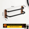 Solid Wood Towel Rack Wall Hanging Multi-bar