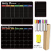 Calendar Magnetic White-board Wall Sticker Learning Schedule Refridgerator Magnets Message Board