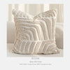 Sofa Throw Pillowcase Cream Color Three-dimensional Embroidery