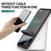 Bluetooth Speaker Clock With Wireless Charger Phone Holder