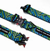 Bestia Dog Sport GripPro Print Collar Blue & Green
